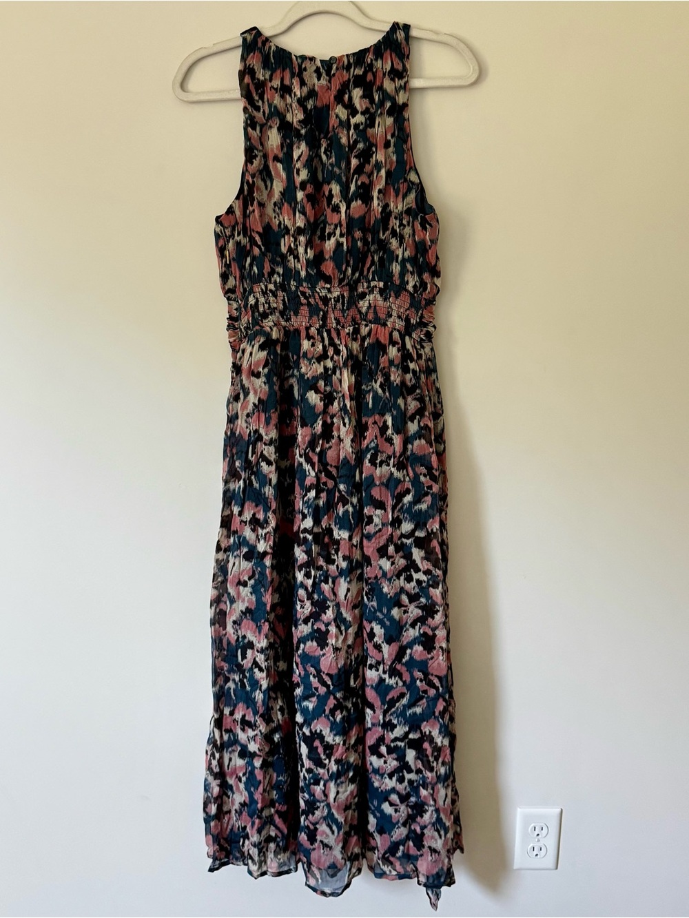 Anthropologie Cleobella Leia Ankle Dress, Pink & Blue Le Jules Floral Print – M - Picture 6 of 9